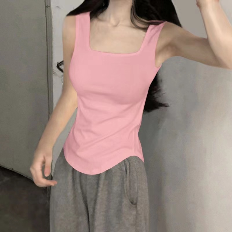 Basic TankTop Knit - Atasan Wanita Rajut Import TM (M0612)