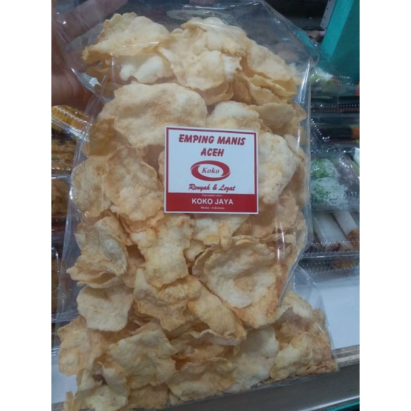 

Emping Manis Aceh Goreng 200Gram (KOKO JAYA)