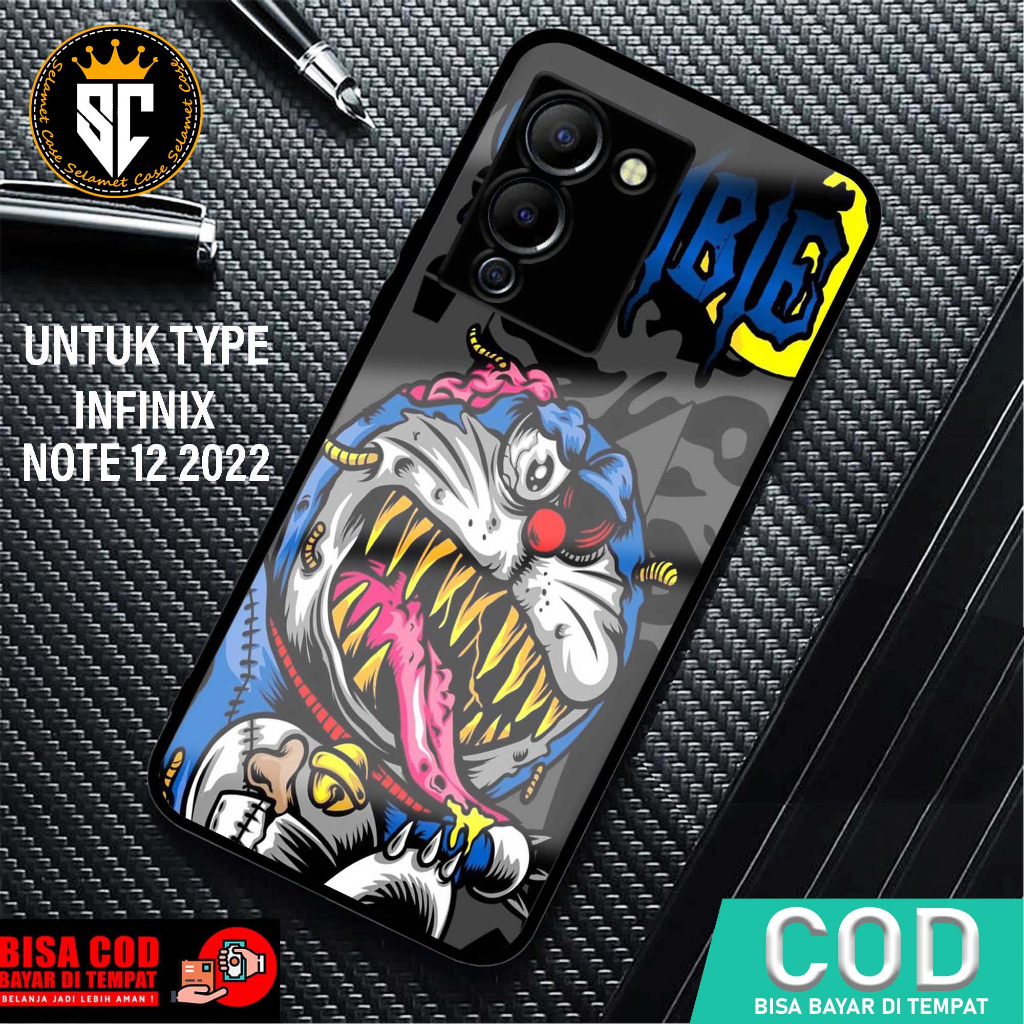 Case Infinix Note 12 2022 Selamet Case [KLR] Fashion Case hp Infinix - Casing hp Infinix - Silikon h