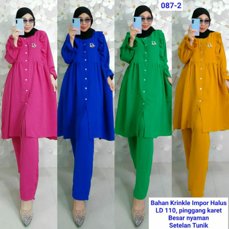 stelan tunik & celana