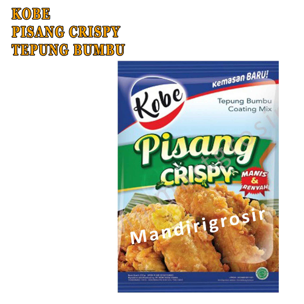 Tepung pisang goreng* Kobe* Pisang crispy* 210g