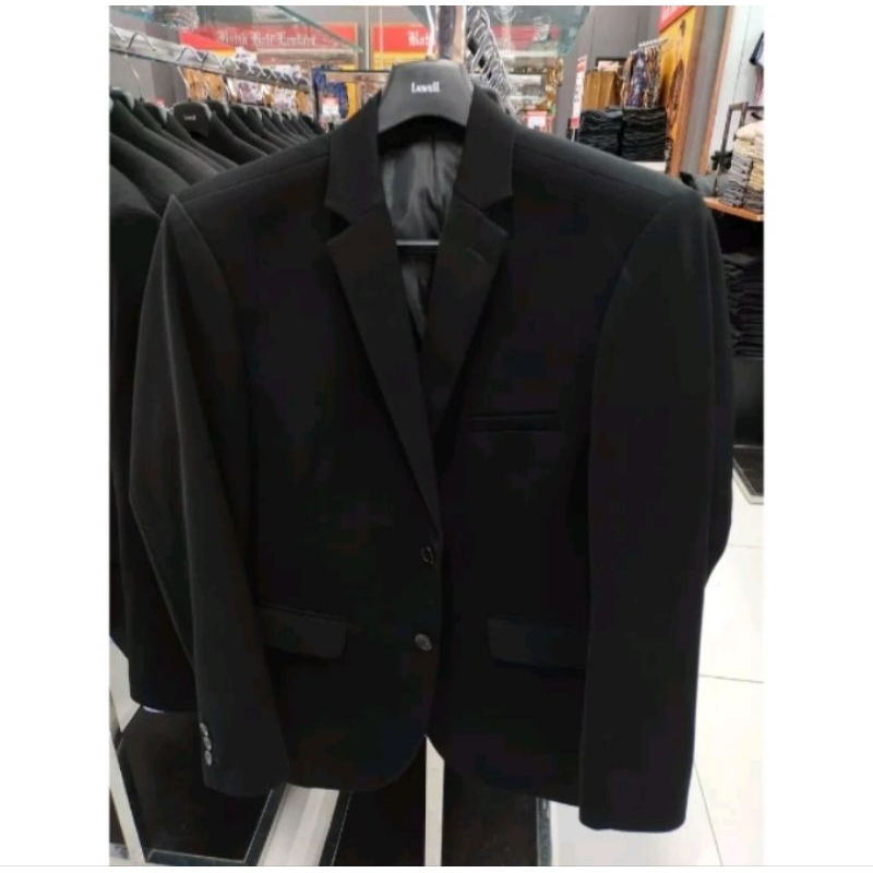 Jas hitam Schoeller /Jas Hitam/ Jas Wisuda/ Jas nikah