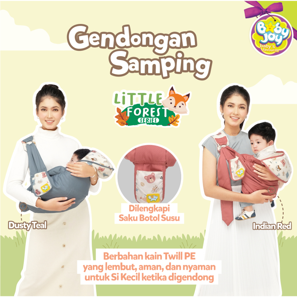 Gendongan Samping Little Forest Series Baby Joy - BJG2022