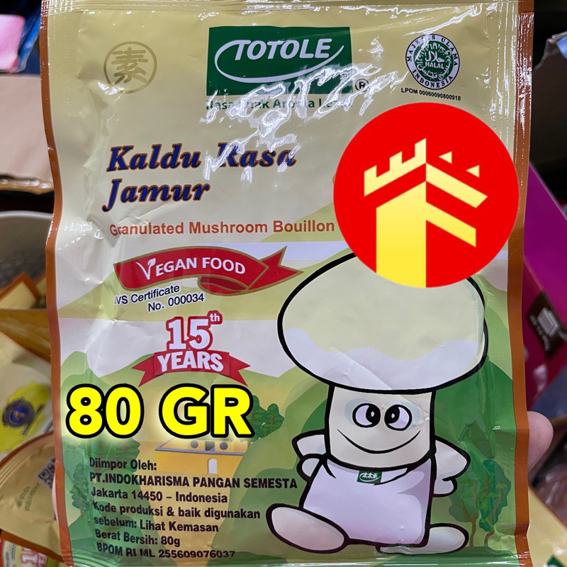 

TOTOLE KALDU JAMUR 80 GR MECIN JAMUR BUMBU BUBUK JAMUR KALDU RASA JAMUR