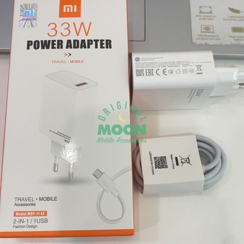 TURBO Charge 33W original 100% TYPE-C Charger Casan Xiaomi Redmi Note 10 Pro TURBO CHARGE - fast charging Note 8 - Note 10 Mi 11 Mi 11 pro Fast Charging 33Watt