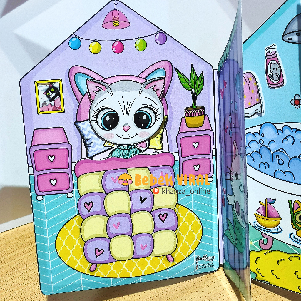 New Product -  CAT HOUSE Mainan edukatif anak terbaru SUDAH DI LAMINASI ANTI AIR