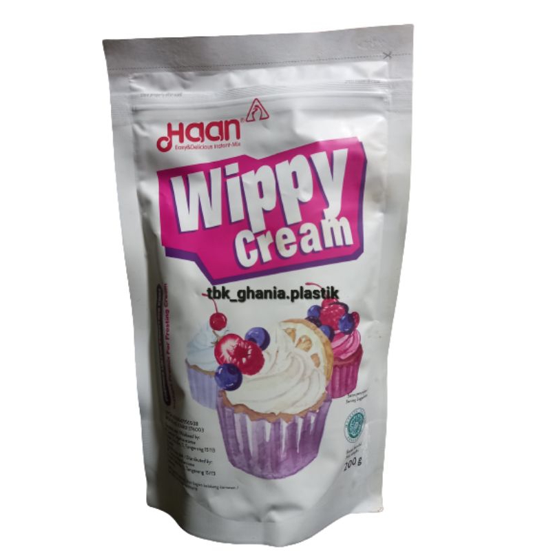 

Wippy Cream Haan 200Gr (Pouch)