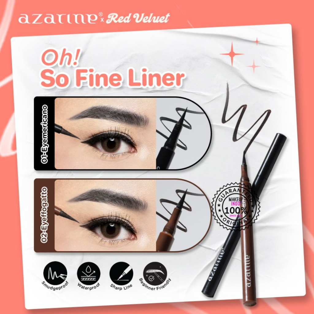 [Azarine x Red Velvet] Oh! SO FINE LINER 1.5ml