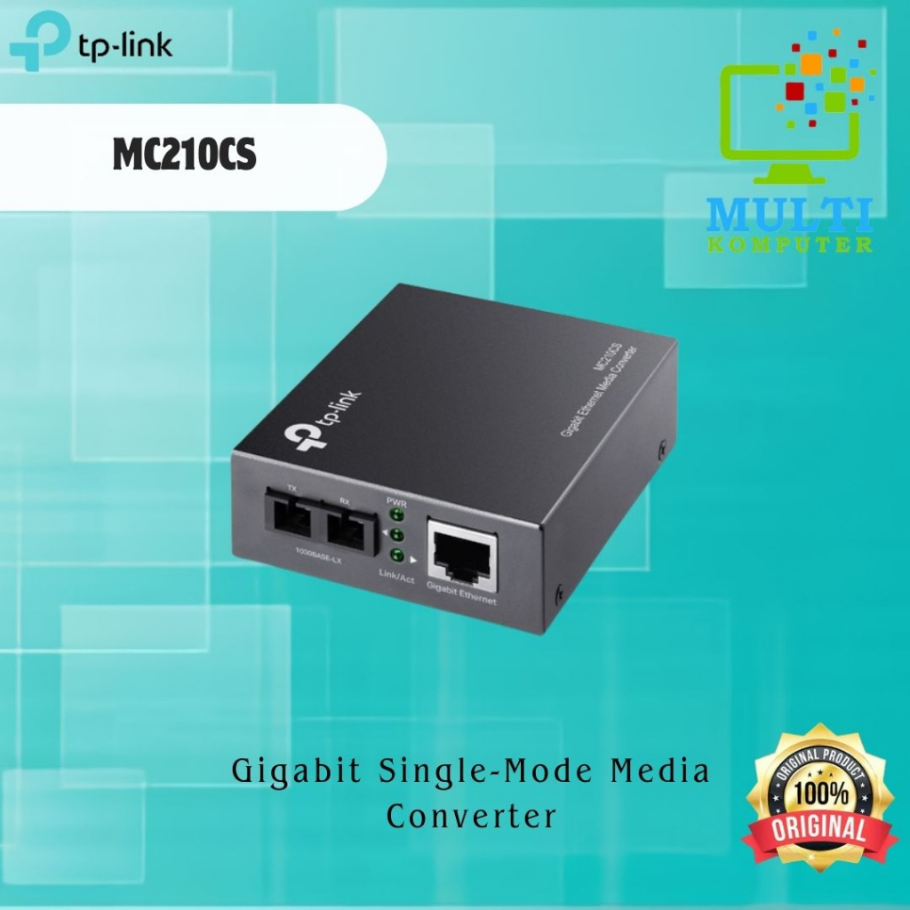 TP-LINK Gigabit Ethernet Media Converter MC210CS