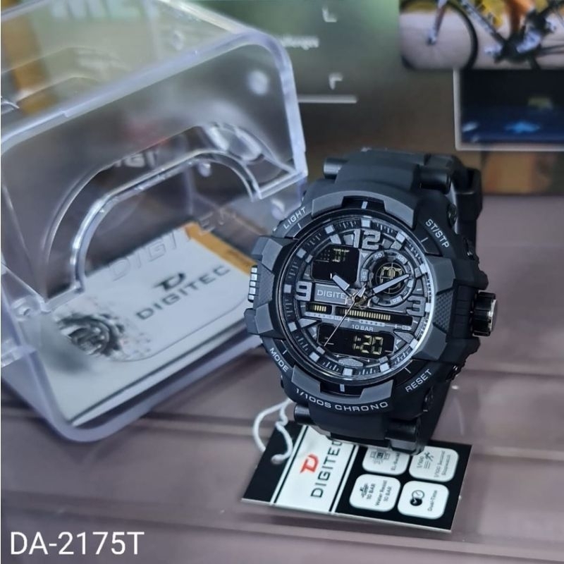 Jam tangan DIGITEC Original DA-2175T Digital Rubber Sport