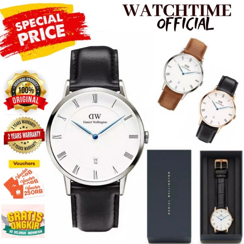 JAM TANGAN DW DAPPER ORIGINAL ARLOJI COWOK CEWEK UNISEX DANIEL WELLINGTON ORI GARANSI JAM PRIA WANIT