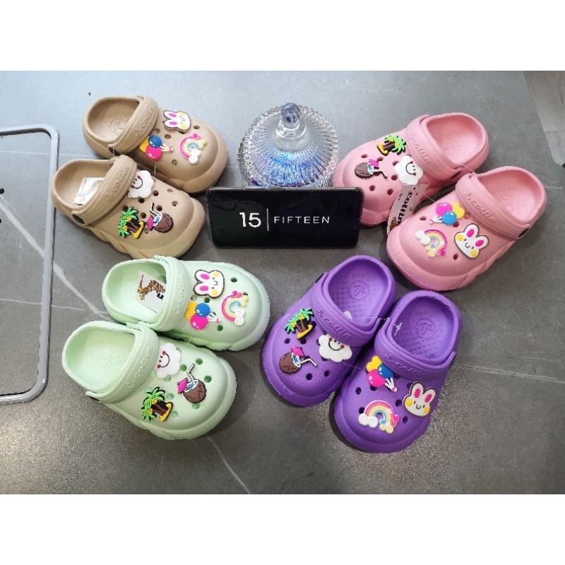 NEW ! ! BIG SALE！！Size：18-29 Sandal Sendal Anak Perempuan Usia 0- 4 Tahun RABBIT Bahan Eva Karet / BABY GIRL 6130-3