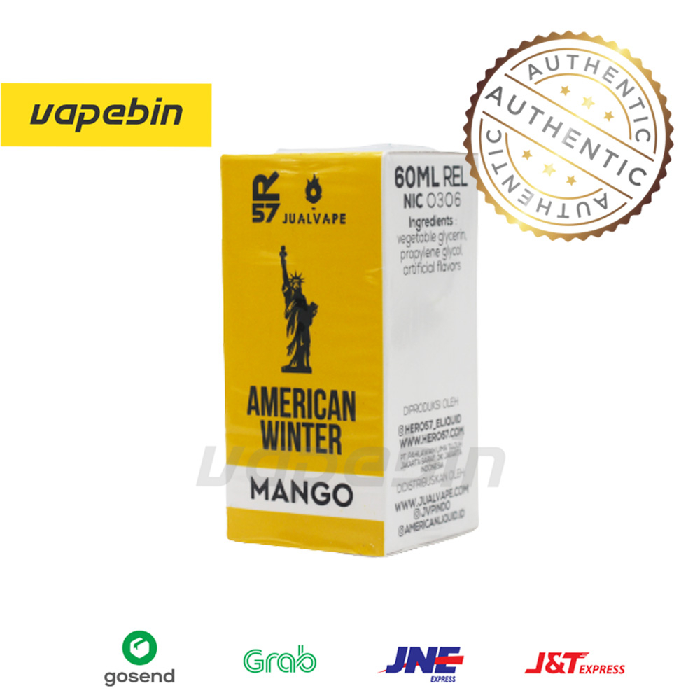 LIQUID AMERICAN WINTER MANGO - AMERICAN WINTER FREEBASE - 60ML