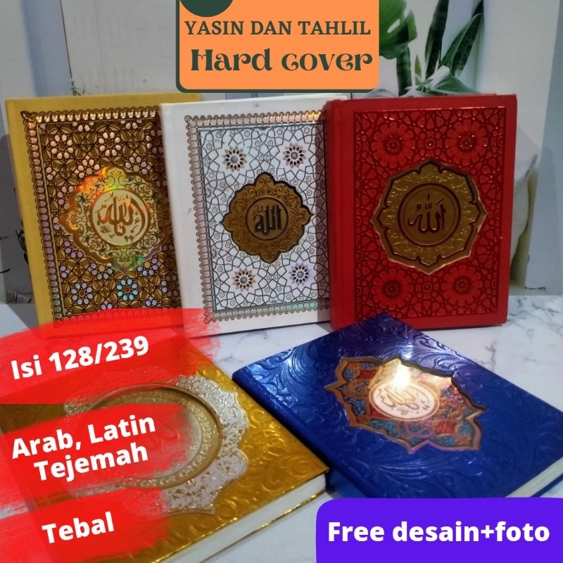 

buku yasin tahlil/hard cover/128 dan 239 halaman+sisipan