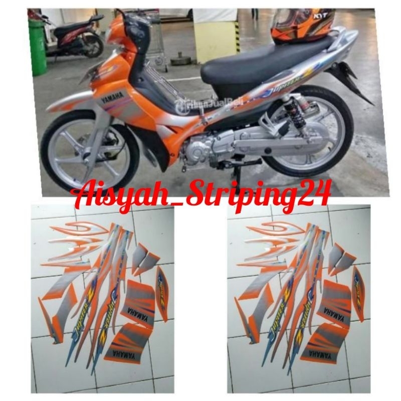 stiker striping Lis body motor yamaha jupiter z cw 2005