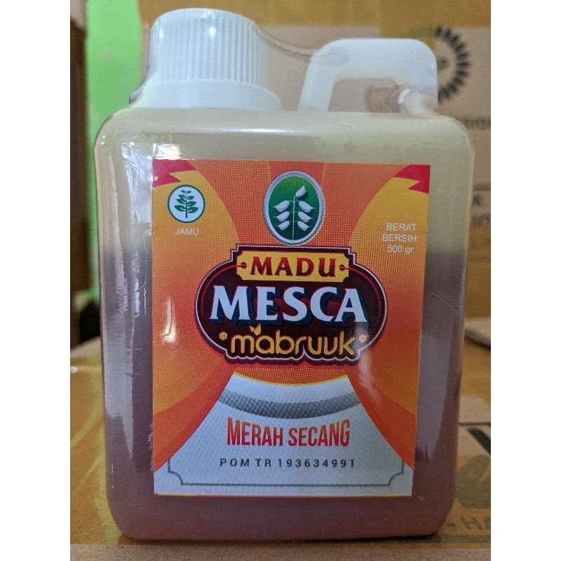 

Madu Mesca Madu Merah Secang Mabruuk 0.5 kg