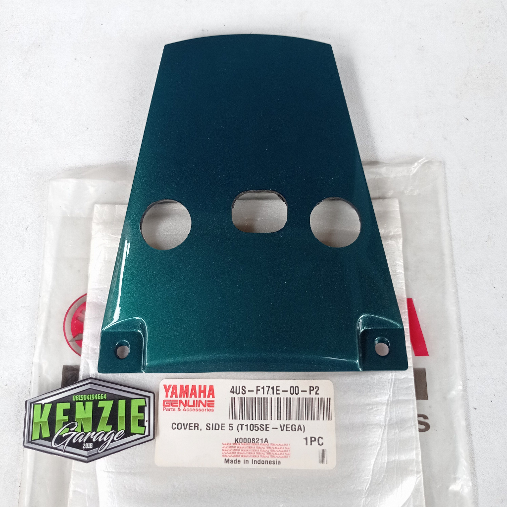 Sambungan Pet Pad Body Cover Tail Yamaha Vega F1ZR Hijau Caltex Original Asli YGP