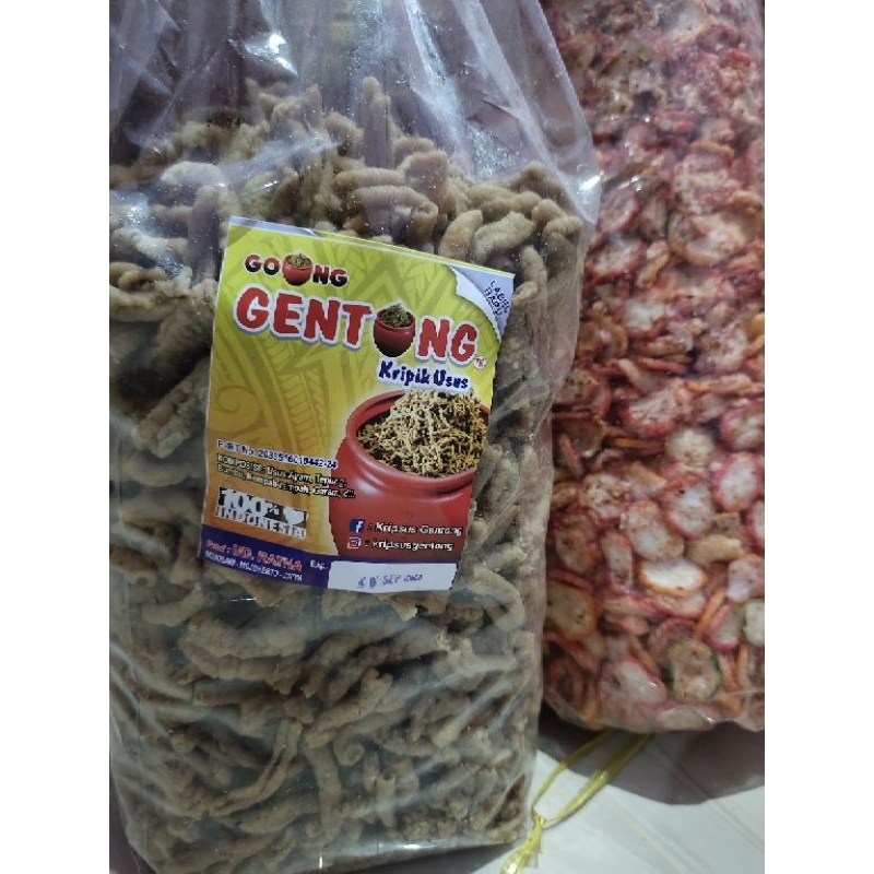 

kripik usus gentong