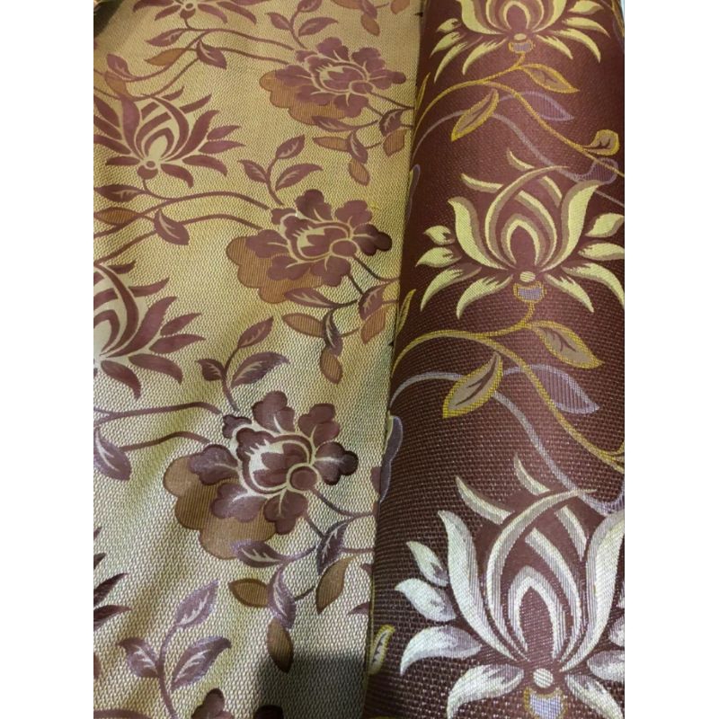 Kain Sofa Motif Bunga Timbul Terbaru Murah