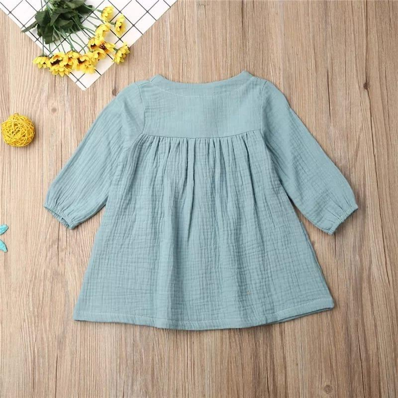 DRESS MELANI LENGAN PANJANG / DRESS ANAK PEREMPUAN / DRESS PREMIUM