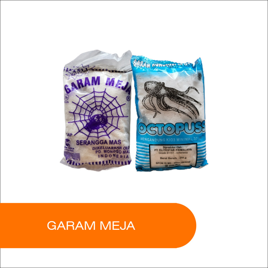 

Garam - Octopus dan Serangga Mas 250 gr