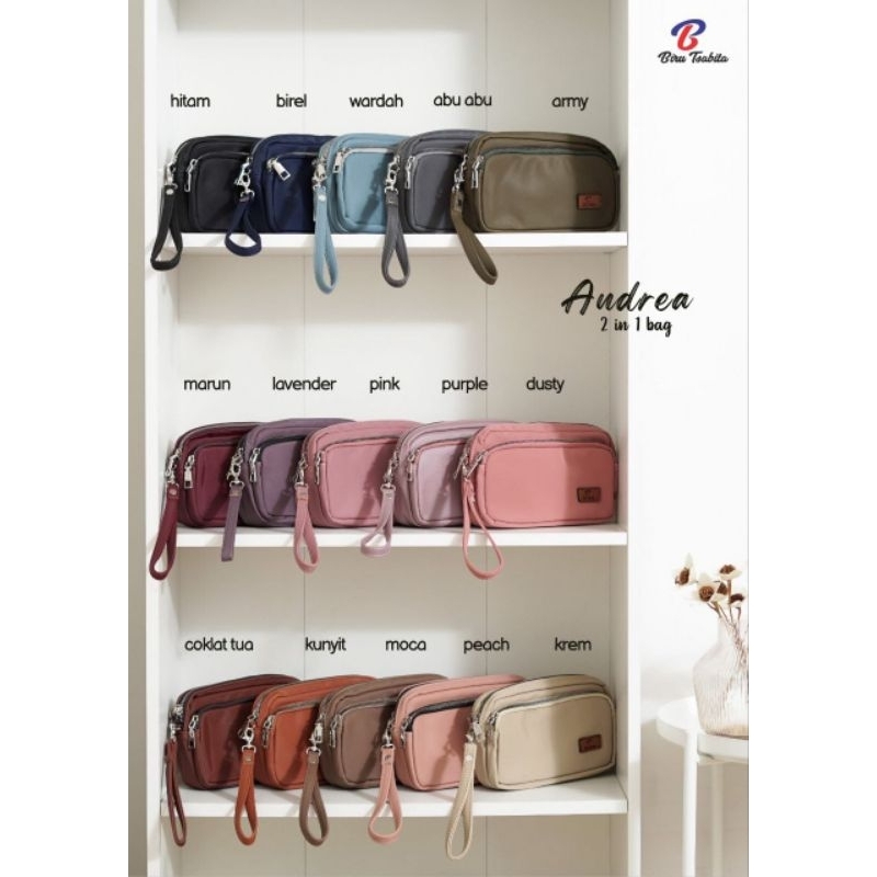 TAS DOMPET WANITA ANDREA BY BIRU TSABITA ADA TALI PANJANG