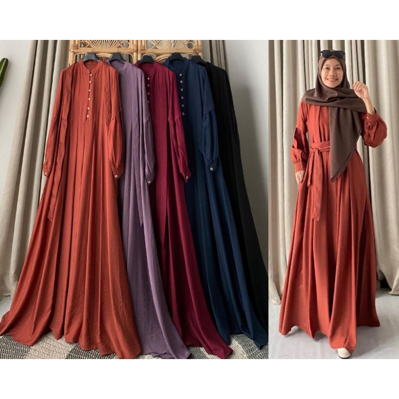 Gamis JENAR || Gamis Pololinen Ultimate || Gamis Bigsize || Panjang 140 cm