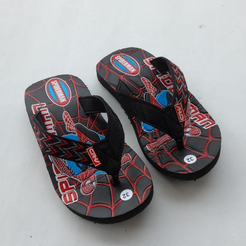 Sandal Jepit Anak Laki-laki New Spiderman Slimplex