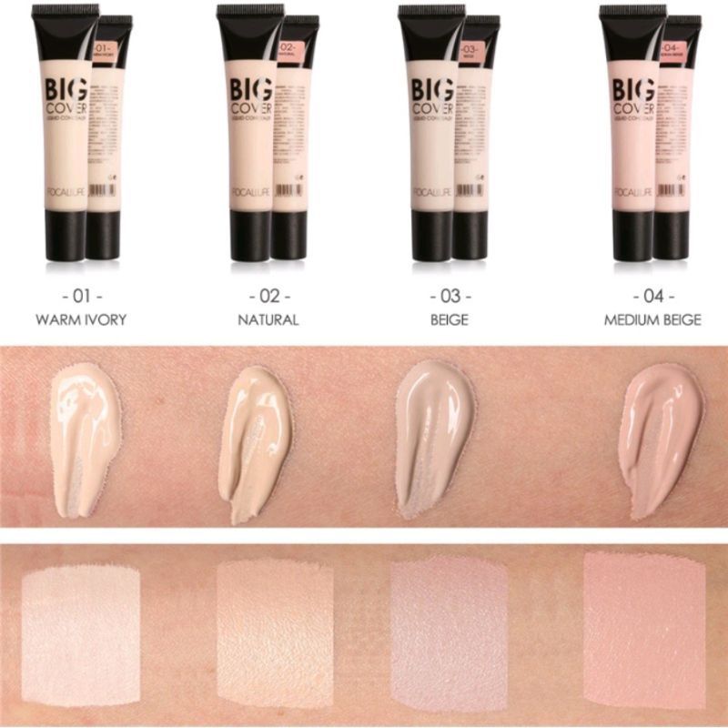 FOCALLURE Big Cover Liquid Concealer FA-31 BPOM Berkualitas