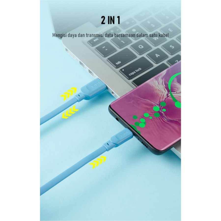 ROBOT RT-AC100 USB-C Type C Kabel Data Cable Colorful 2.4A 1M /Toples