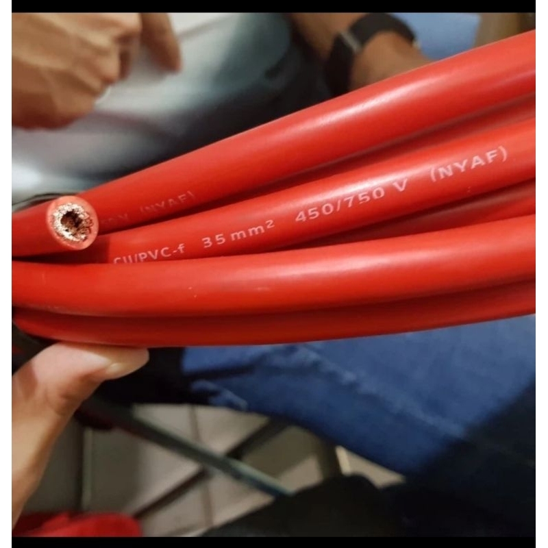 Kabel Serabut Nyaf 35 mm meteran kabel aki