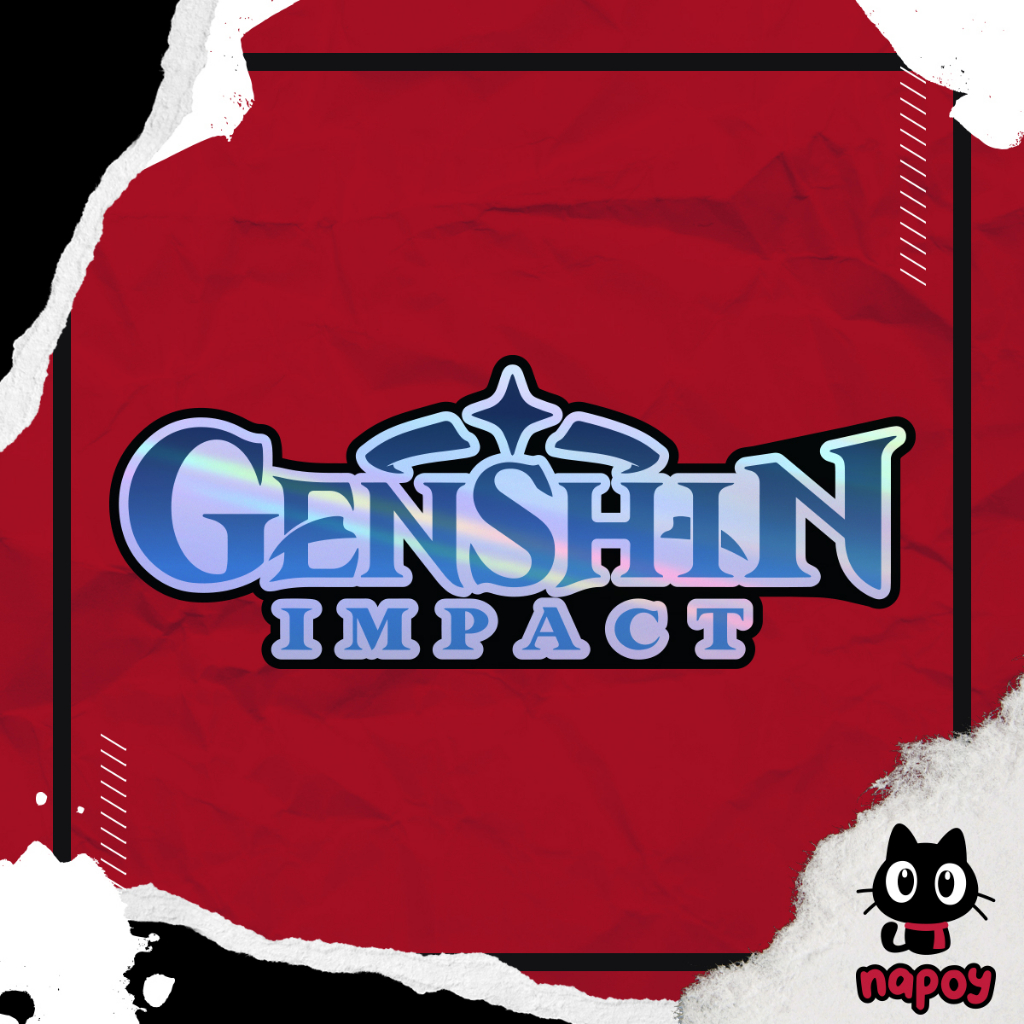 

Stiker Hologram Logo Genshin Impact
