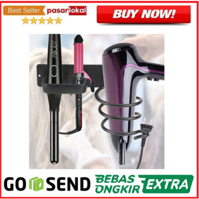 

Jual Rak Holder Hair Dryer Catokan Aluminium Black Diskon