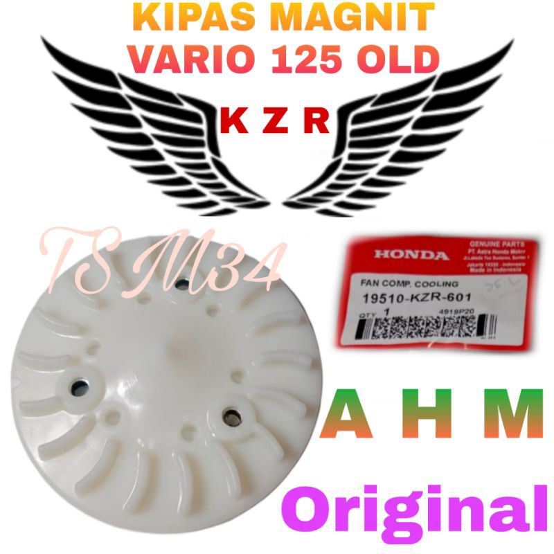 kipas Magnit Vario 125 old / kipas Mahnet  kipas  radiator Vario 125 TEHCNO CBS  original ( KZR )