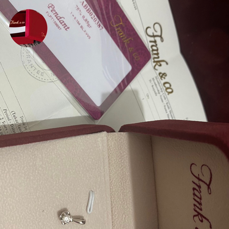 liontin pendant solitaire frank&co