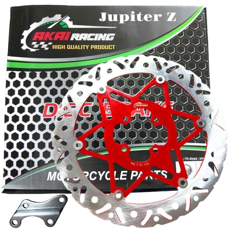 Piringan Disc Cakram New PSM Akai Racing 300mm Jupiter Z Jupiter MX/Jupiter Z Vega Old F1ZR NOUV0/Jupiter MX Vega ZR Vega R New jupiter Z1 Pnp