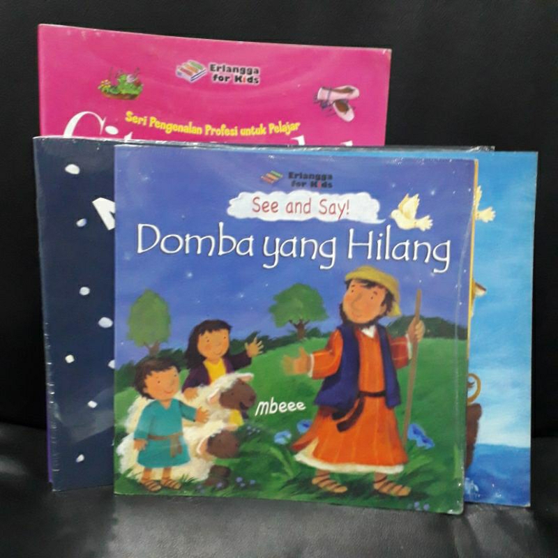 Buku Anak TK/SD Umum Terbitan Erlangga For Kids DLL Baru