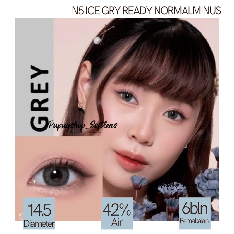 SOFTLEN N5 ICE GREY EXOTICON GREY 14.5 NORMAL DAN MINUS