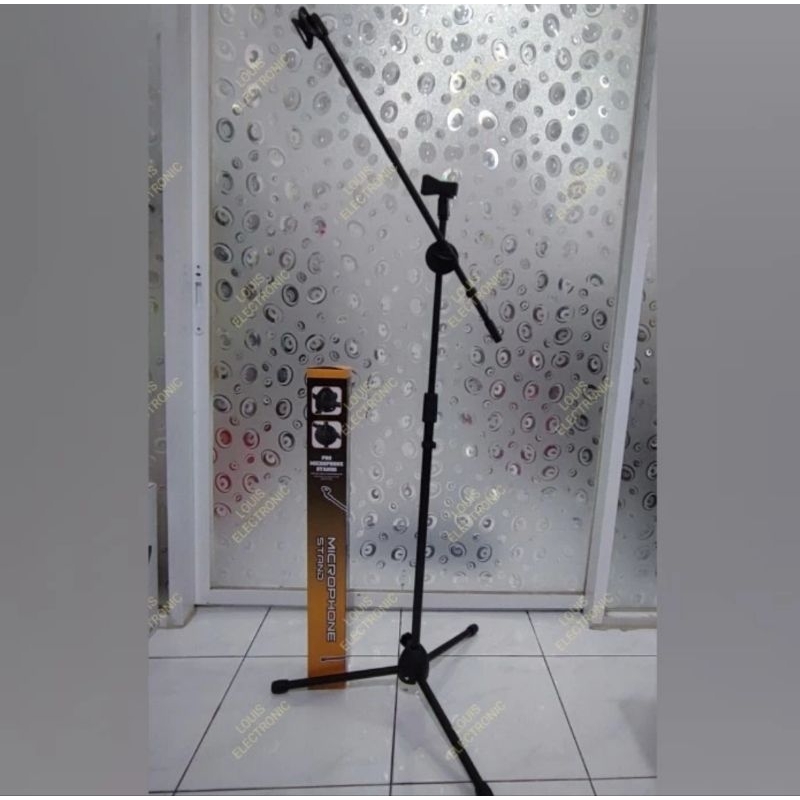 Stand Mic Microphone Tripod Mic Standing Mic Holder Kualitas Bagus