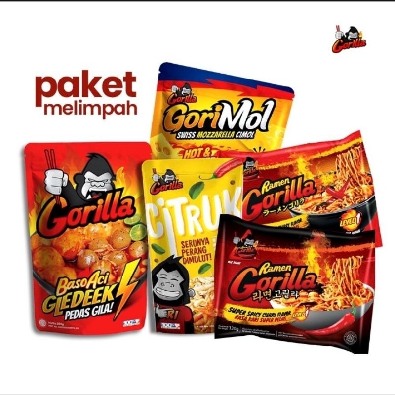 

Gorilla Instant- paket Gorilla Melimpah 790 gr