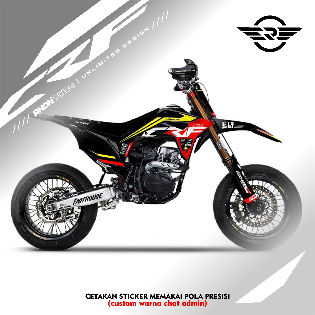 decal crf 150 L - sticker decal.honda crf - striping crf - decal crf - decal sticker crf 150 L - str