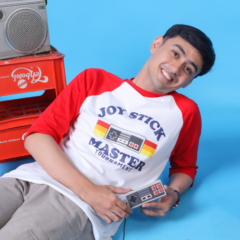 Kaos Distro Raglan Joy Stick Master New States Apparel Premium Pria dan Wanita