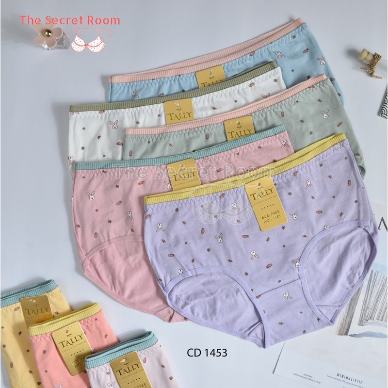 TALLY CD CELANA DALAM DEWASA / REMAJA 1453 | FREE SIZE | FIT L | BAHAN KATUN