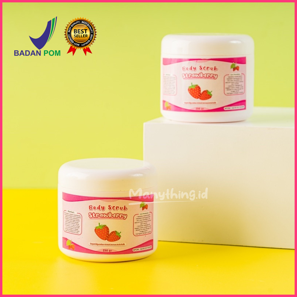 [BPOM] TERMURAH BODY SCRUB ALA SALON 250GRAM / LULUR BADAN / LULUR MANDI BRIGHTENING BODY SCRUB