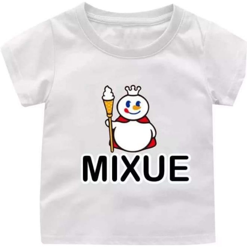 Promo Murah Kaos Anak Unisex Cowok Cewek Lengan Pendek MIXUE Digital Sablon Baju Kaos Anak Laki Laki Atasan Tshirt Anak Usia Umur 2 3 4 5 6 7 8 9 Tahun Zagzeg Clothing