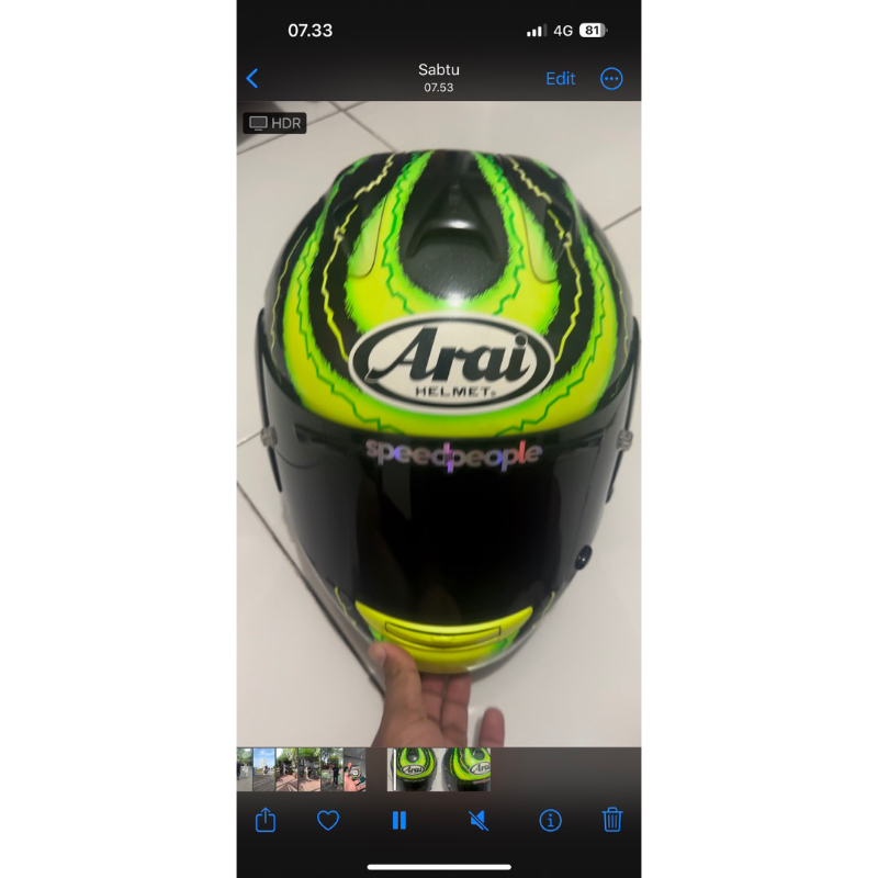 Arai RX7 RR5 crutchlow