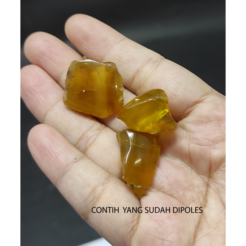 4 - 7 gr Natural Bongkahan Fire Opal Wonogiri - Fire Opal Rough