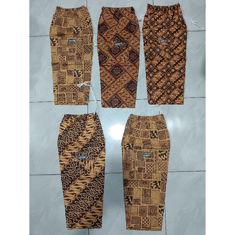 celana batik panjang anak / remaja / dewasa / Celana boim panjang  pria - wanita / batik tradisional betawi / celana batik murah adem dan tebal / unisex / Celana motif batik semua ukuran / grosir celana batik /  celana batik untuk ukuran dewasa dan anak