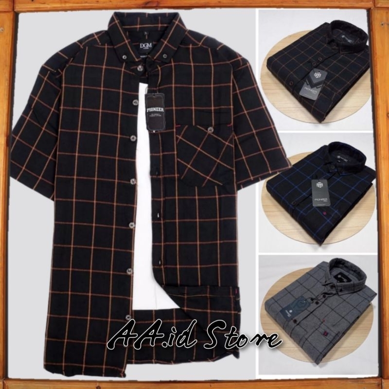 KEMEJA FLANEL LENGAN PENDEK ORIGINAL PREMIUM