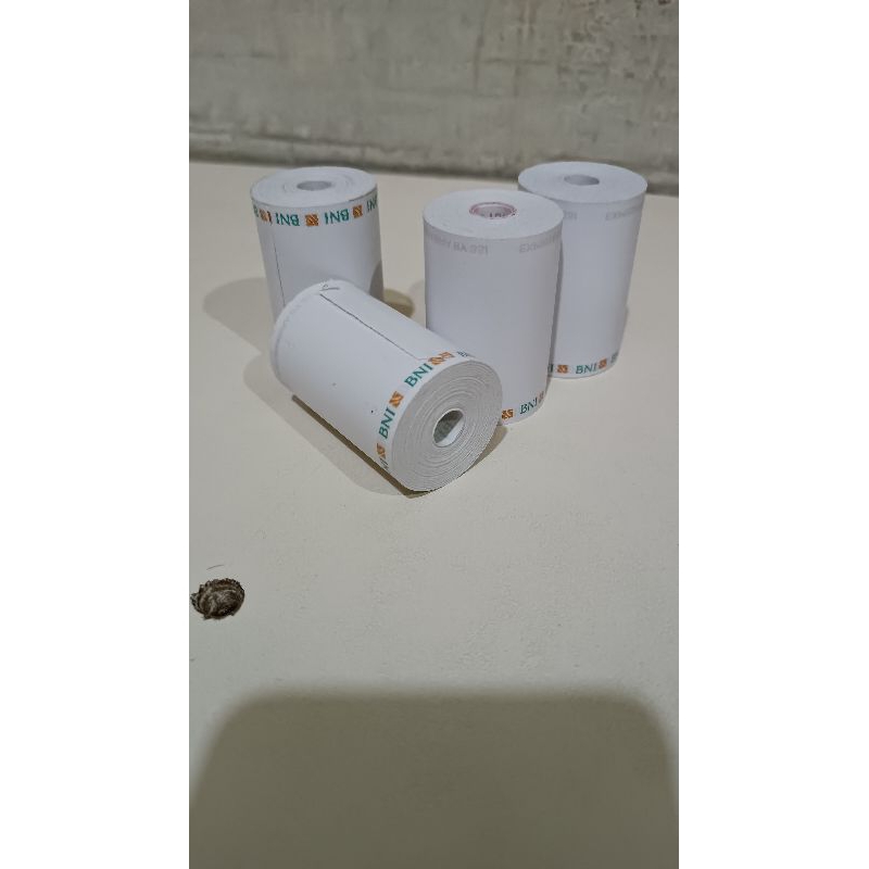 

klm Kertas struk thermal EDC logo BNI 57x40mm paket 10 roll